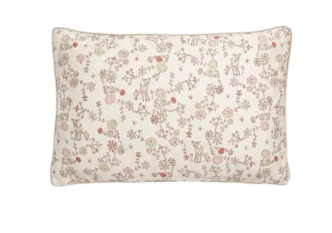 Ivory woodland print blanket