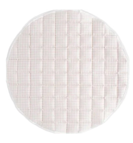 Pink checked Play mat