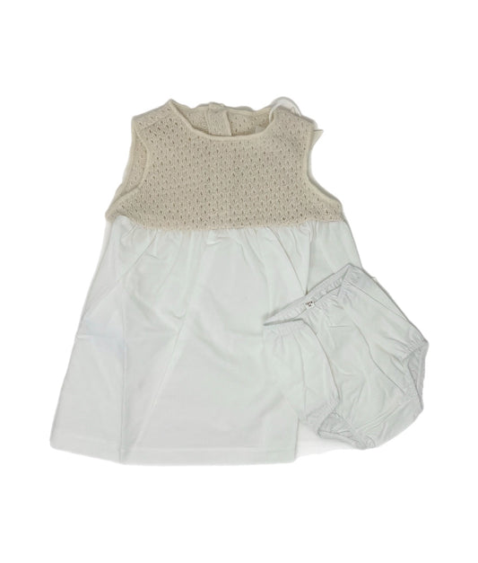 Cream Sleeveless Dress