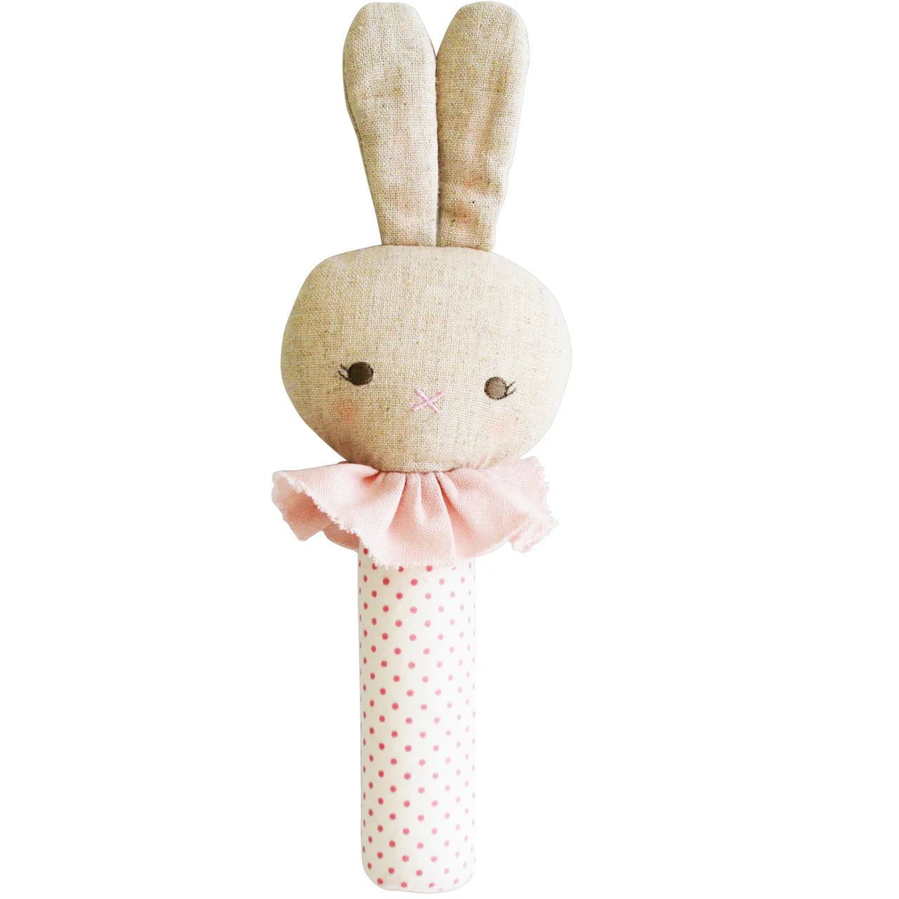 Pink Spot Roberta Bunny Squeaker