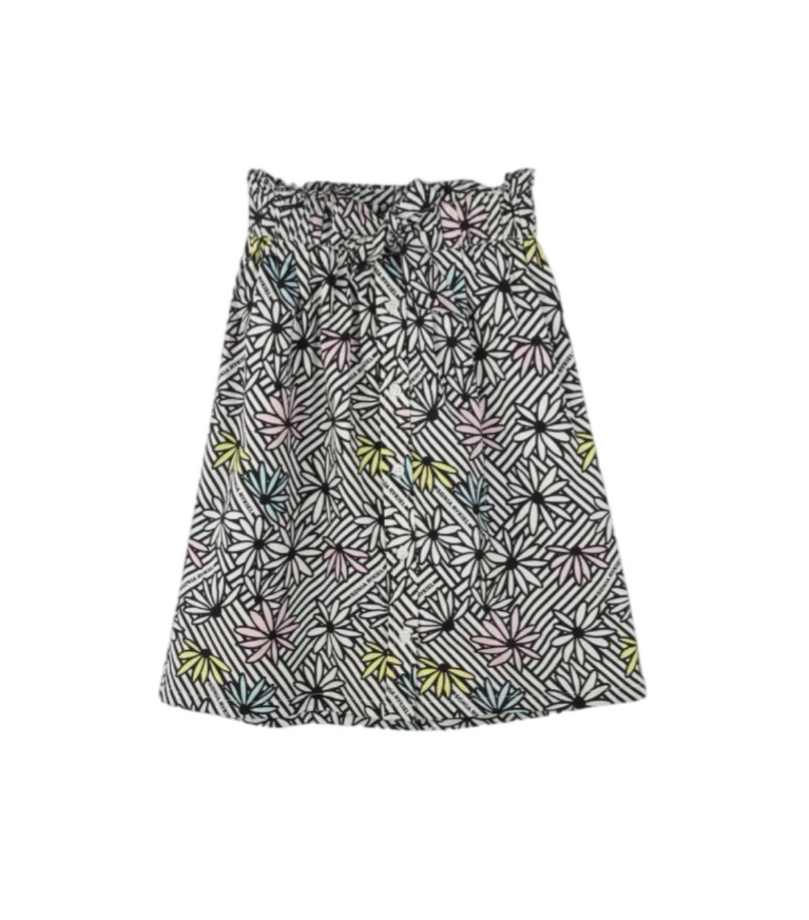 Floral Print Midi Skirt
