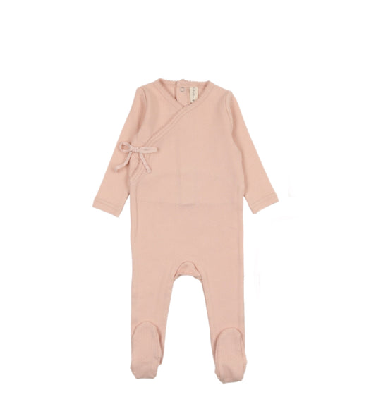Peach pinpoint footie