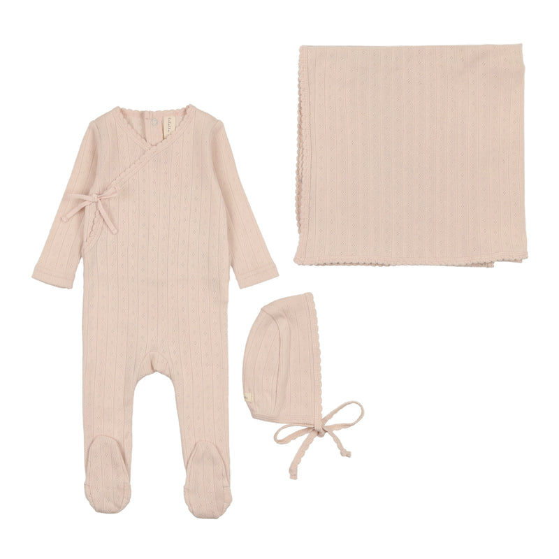 Shell Pink Pointelle Set