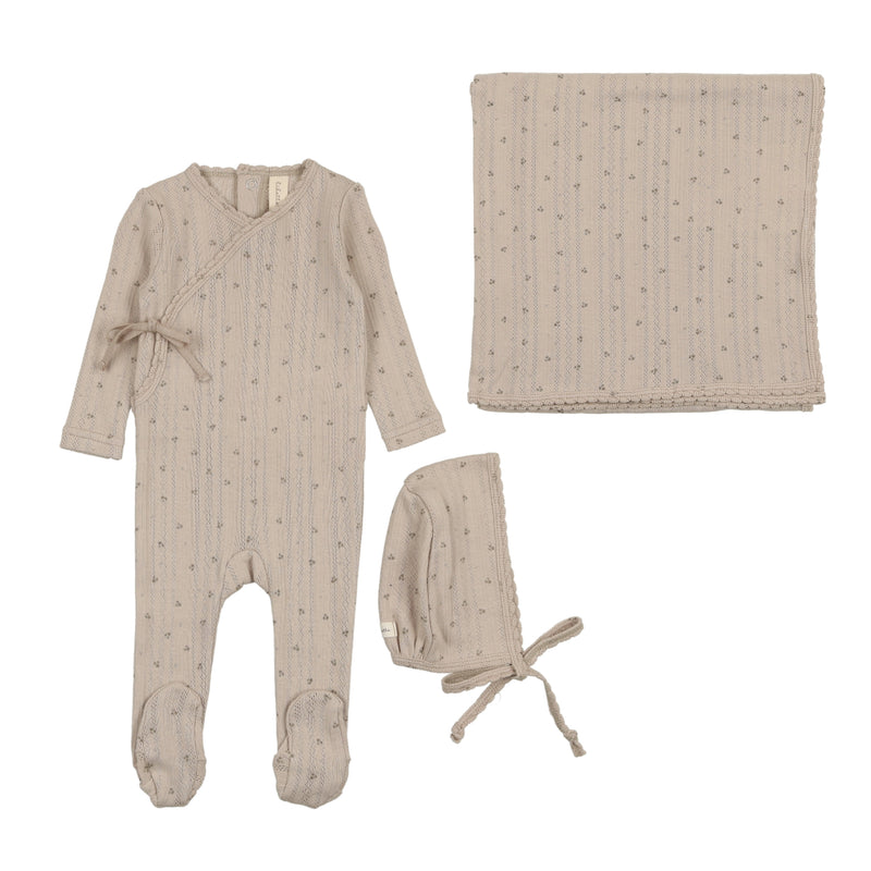 Taupe Pointelle Set