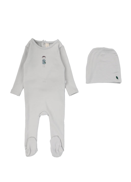 Seafoam Doll Footie