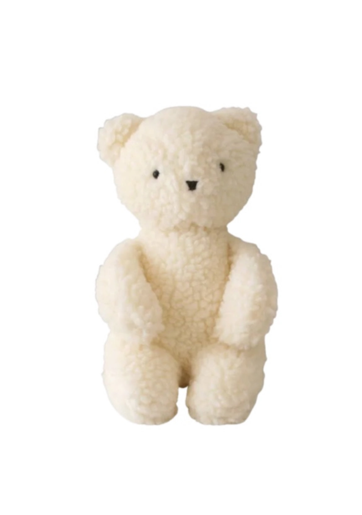 Ivory Charlie Baby Sherpa Bear