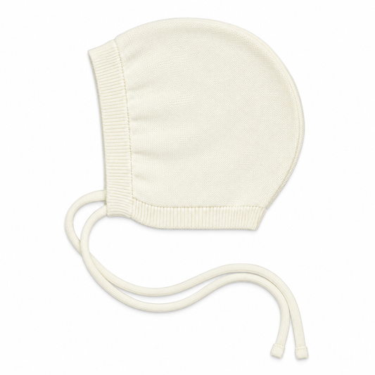 Wool Knit Ivory One Piece with Hat