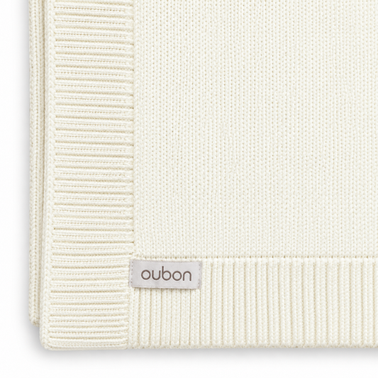 Wool Knit Ivory Blanket