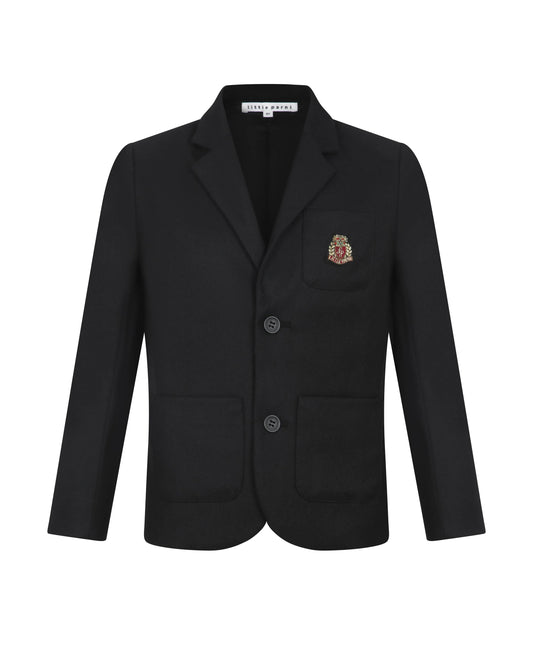 Woven Black Blazer