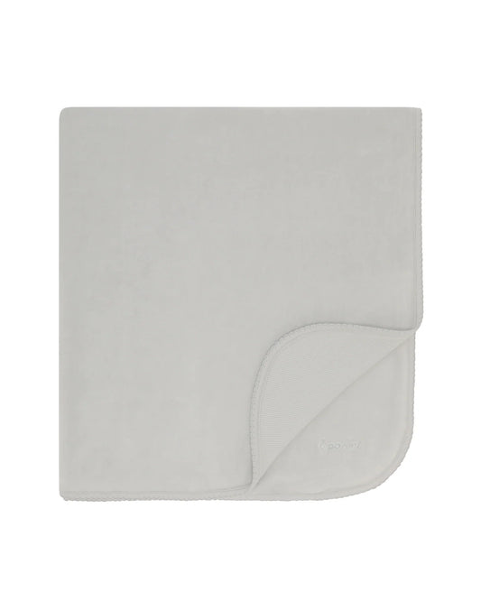 Petite Velour Light Blue Blanket