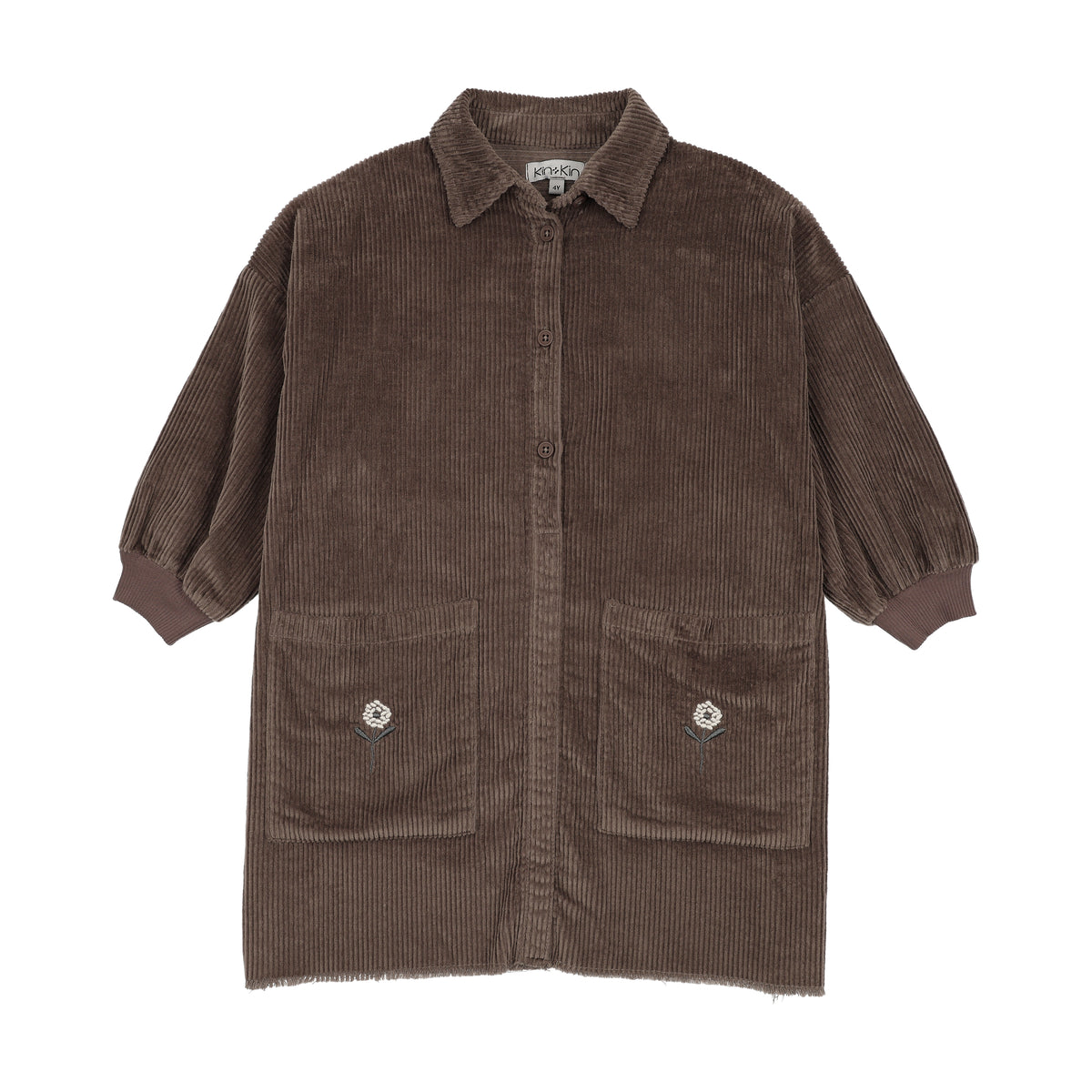 Corduroy Umber Shirt Dress