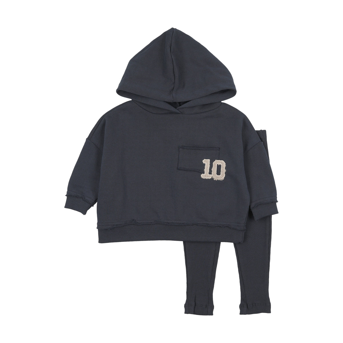 Hooded Navy Sweatshirt Set