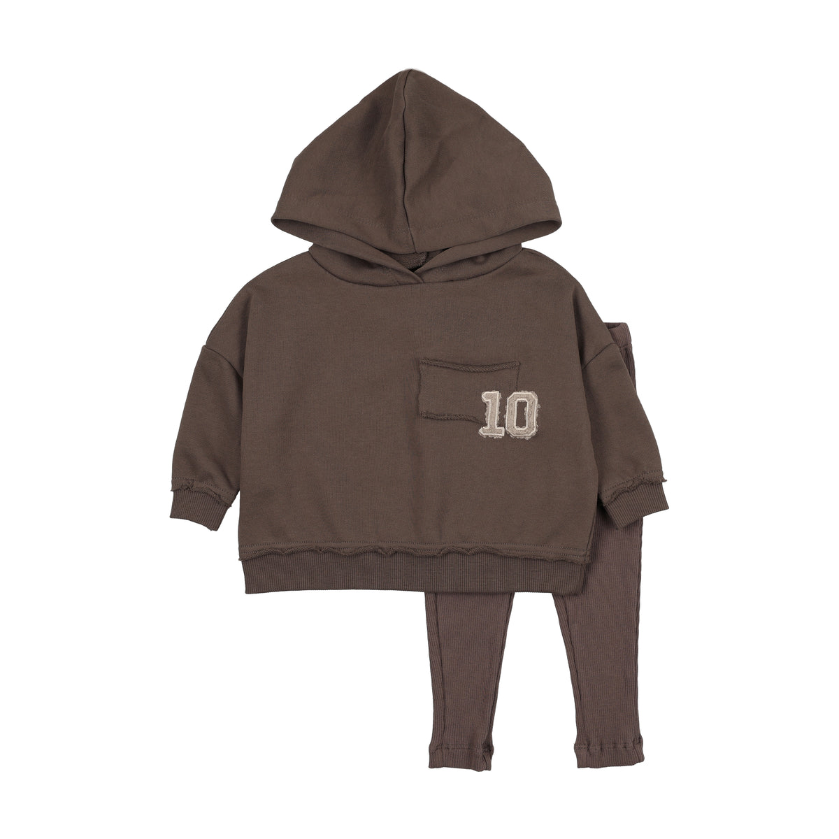 Hooded Umber Sweatshirt Set