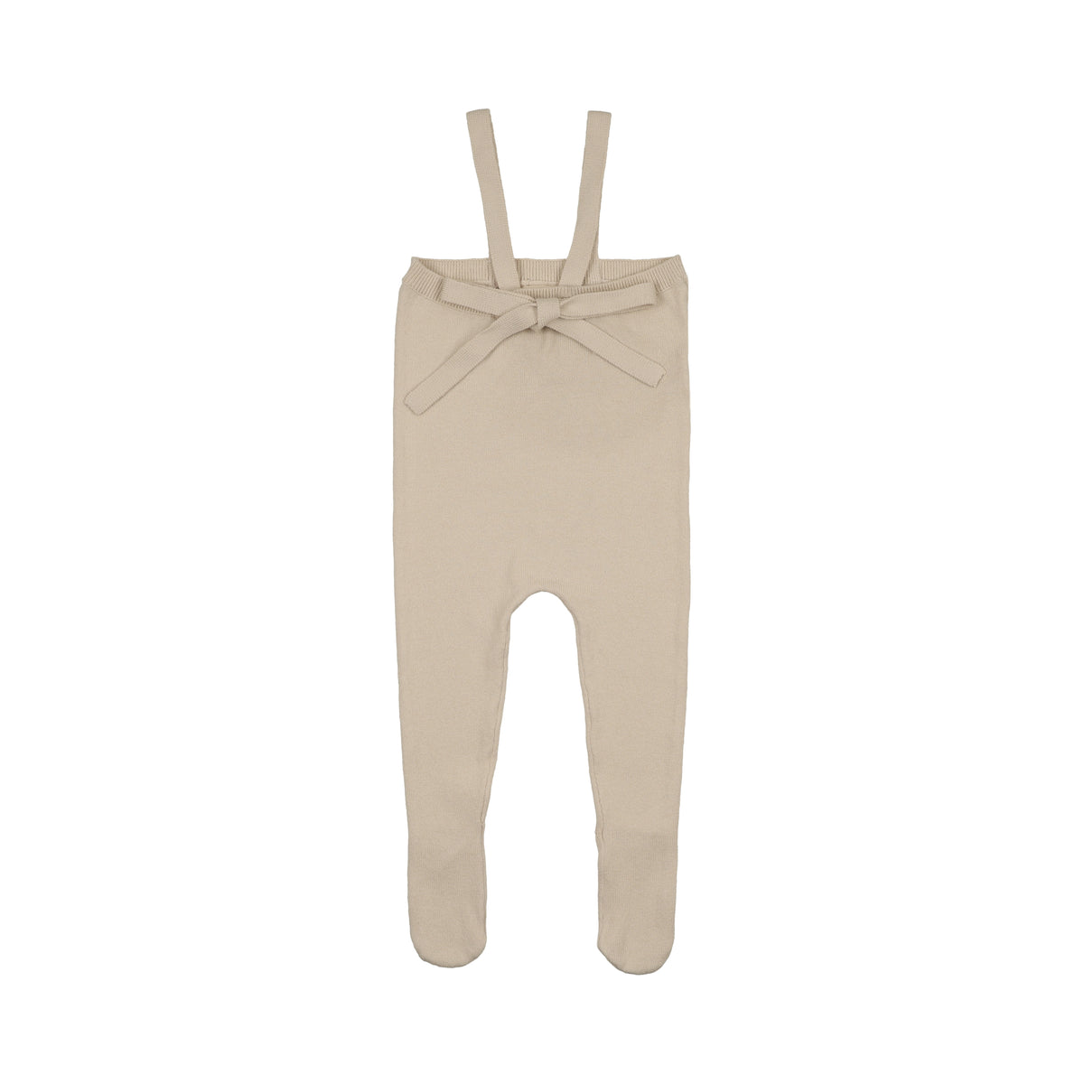 Knit Tied Stone Suspender Overalls