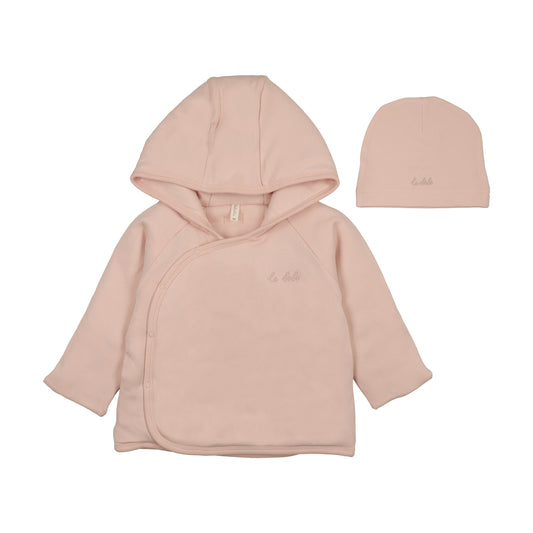 Padded Solid Pale Pink Jacket