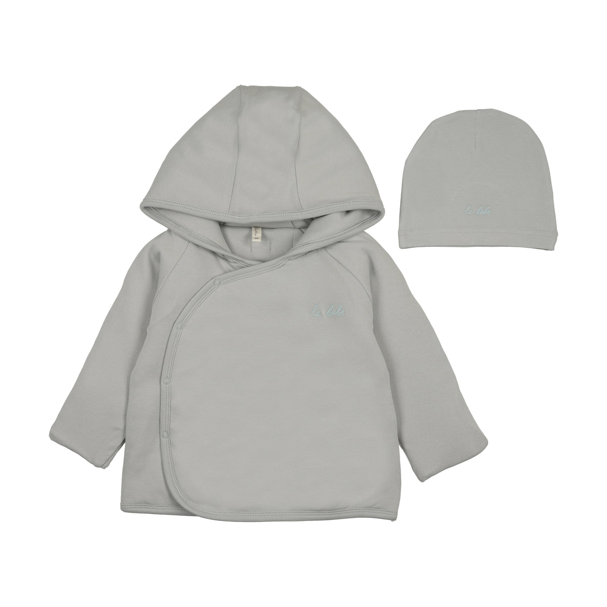 Padded Solid Pale Blue Jacket