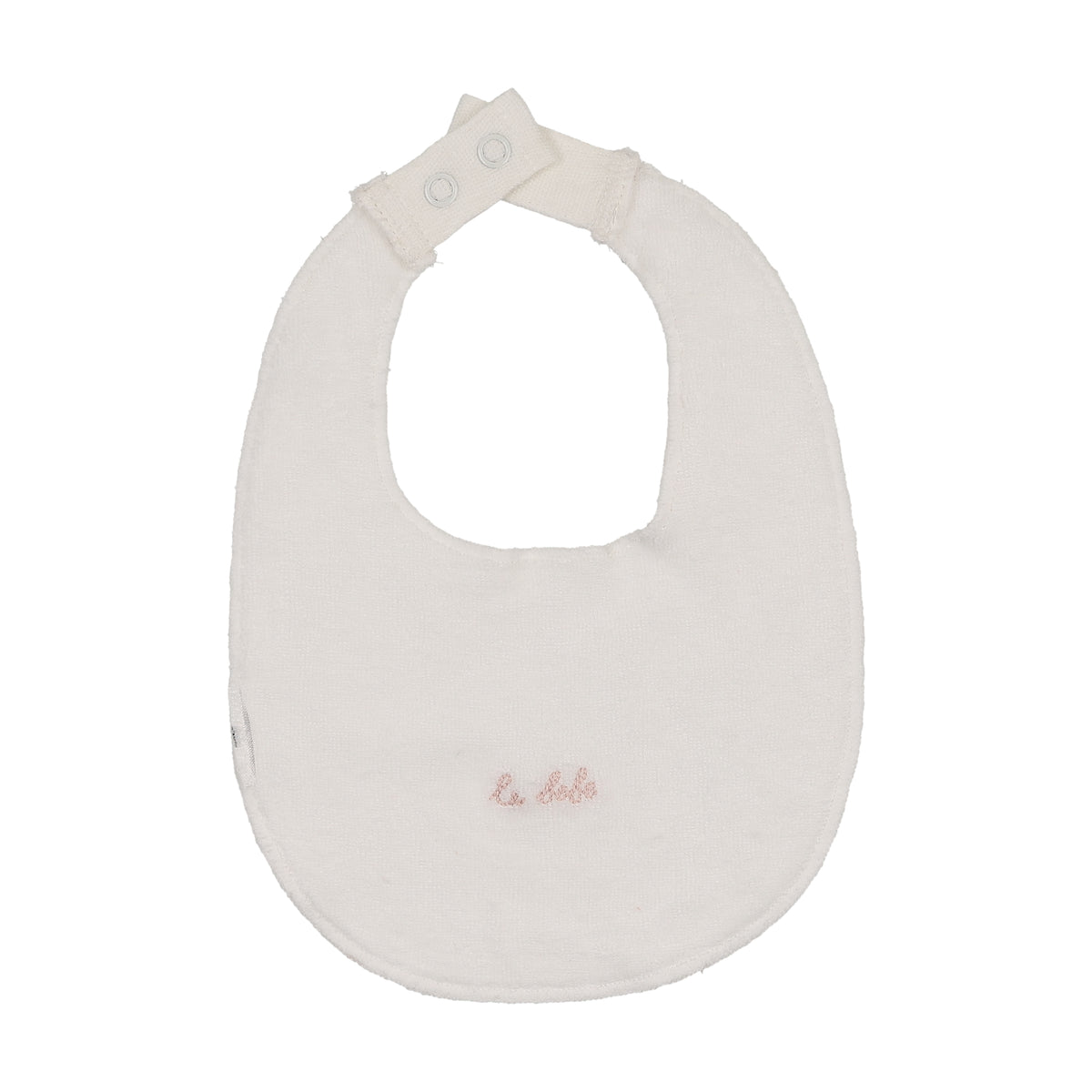 Le Bebe Cream Pink Bib