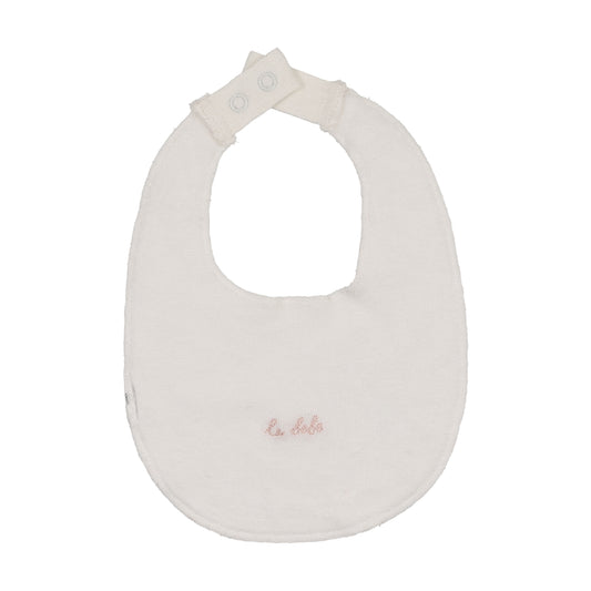 Le Bebe Cream Pink Bib