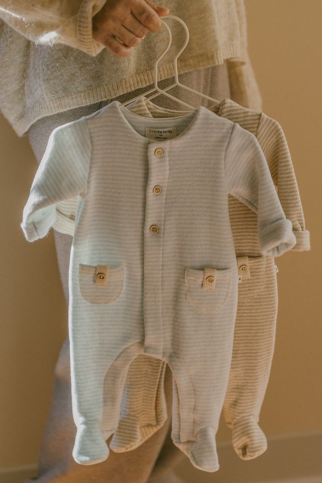 Metz Beige Jumpsuit with feet