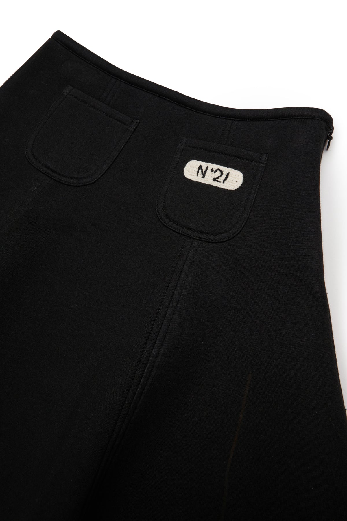 NEOPRENE BLACK SKIRT