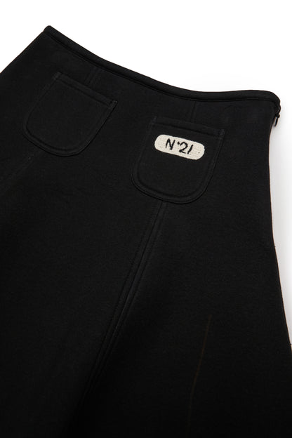 NEOPRENE BLACK SKIRT