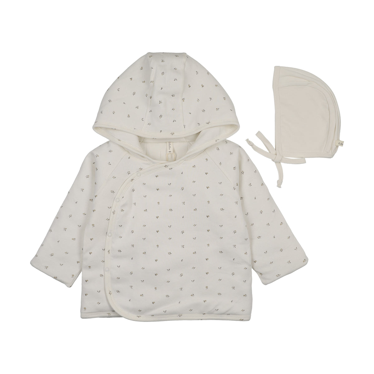 Padded Bitsy Floral Cream/Oat Jacket