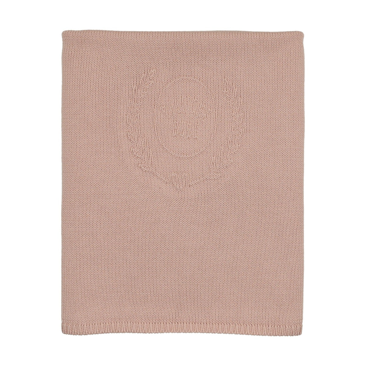 Peluche Embossed Rose Knit Blanket