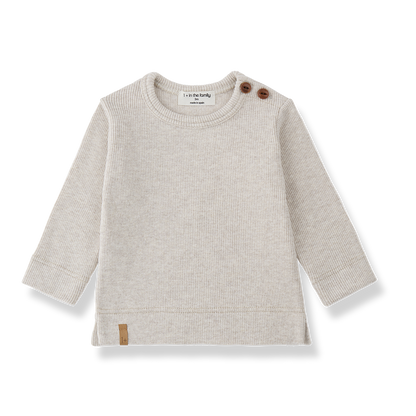 Pesaro Beige Long Sleeve Tshirt with Legging