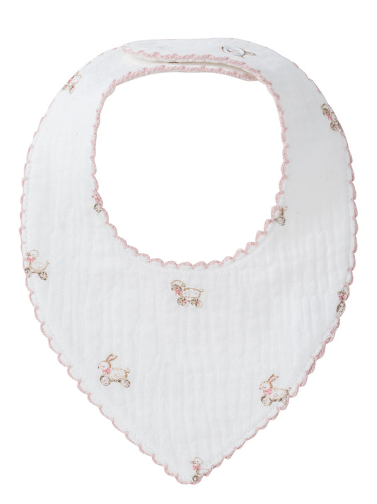 Petits Amis Pink Bib