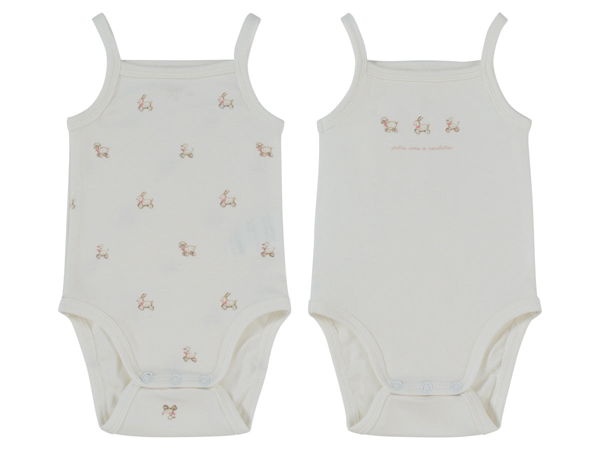Petit Amis Pink Onesie Set of 2