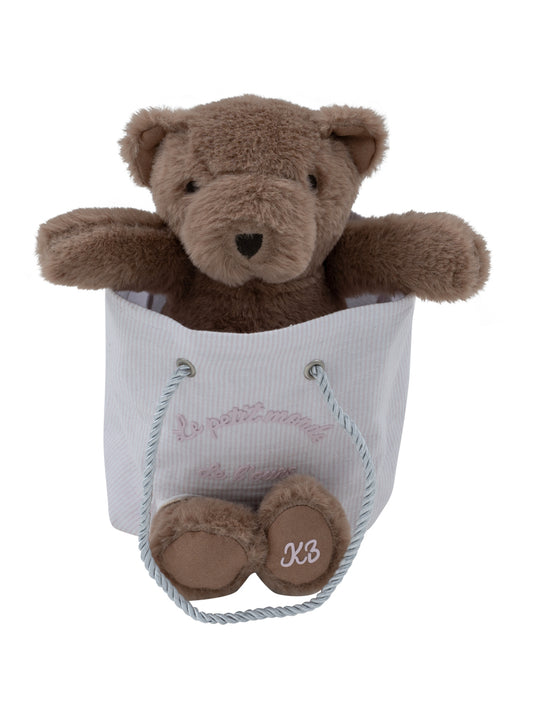 Petit Ours Pink Teddy in Bag