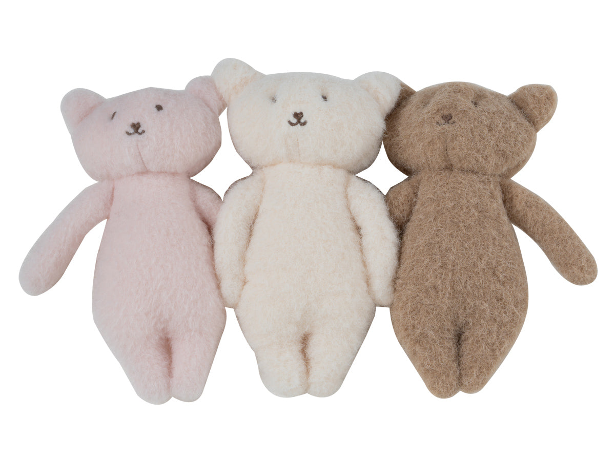Mon Bebe Pink Teddy Trio