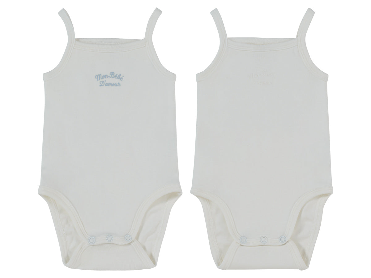Mon Bebe Blue Two Pack Onesies