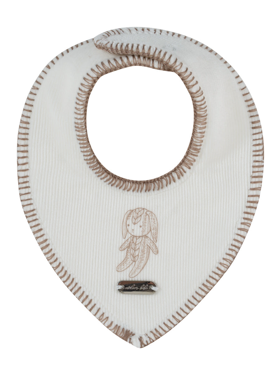 Atelier Bunny Taupe Bib