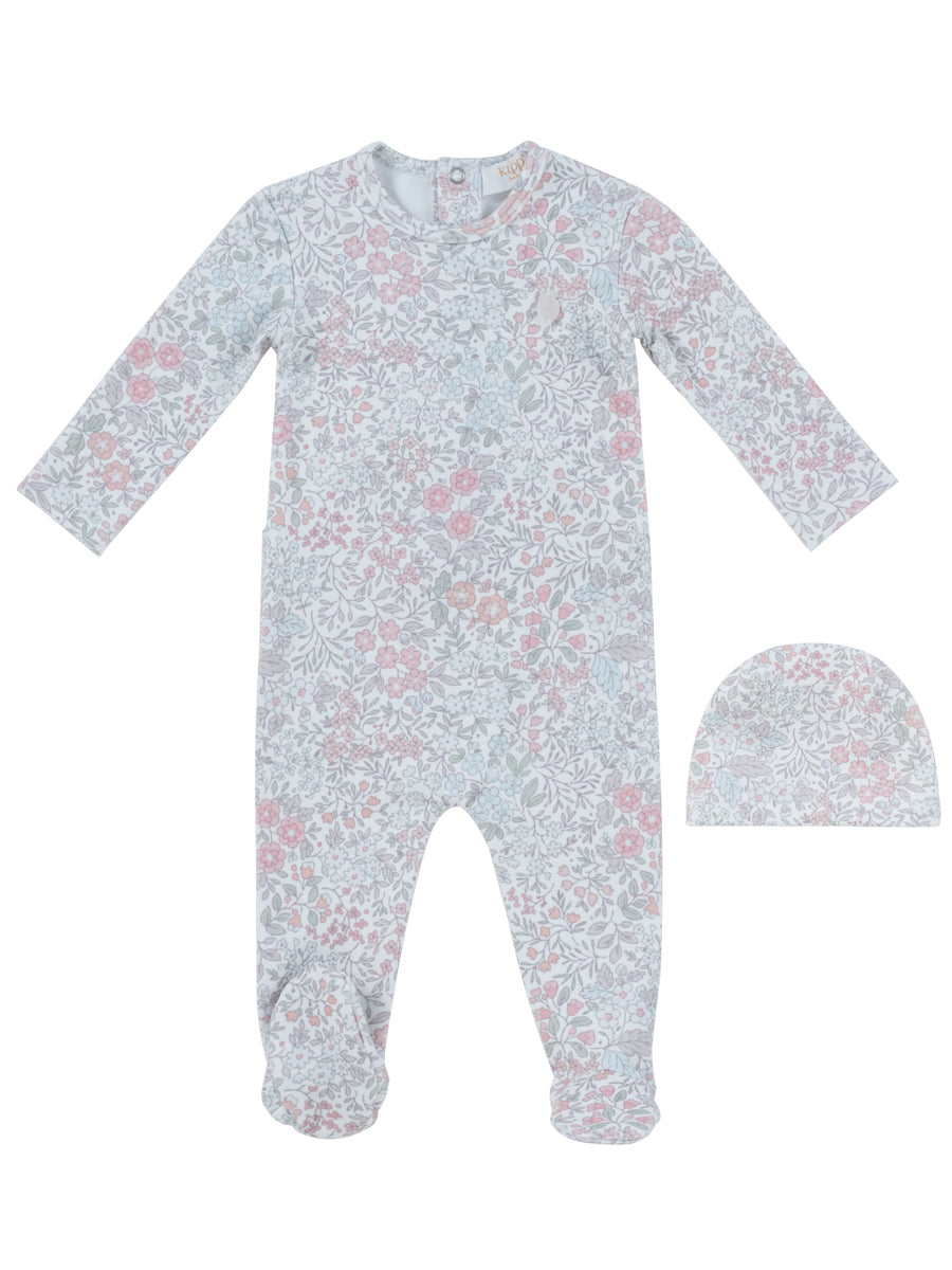 Soft Wool Footie + Hat