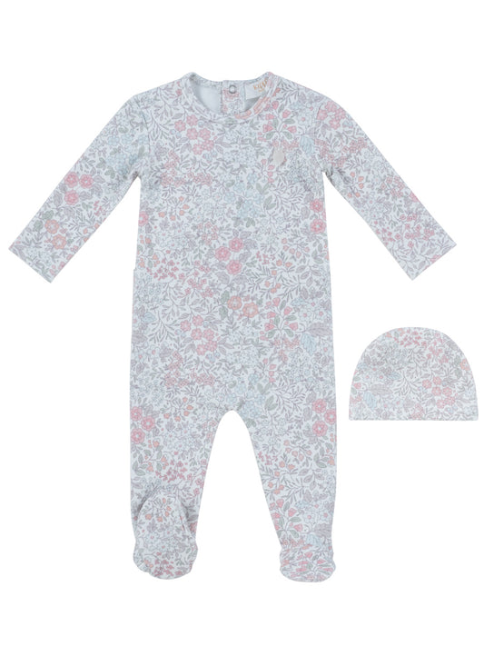 Soft Wool Footie + Hat