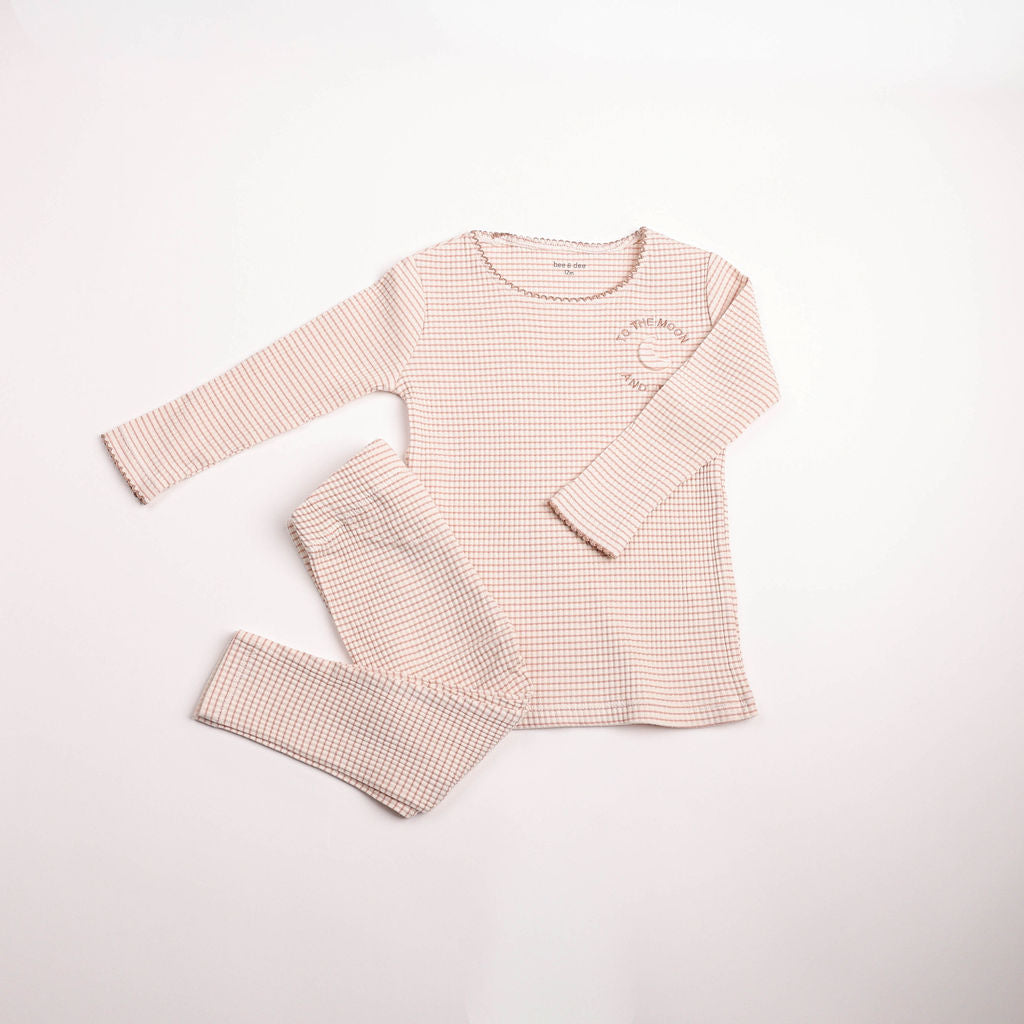 Bee & Dee To The Moon Ballerina Pink Loungewear