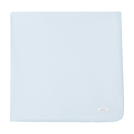 Velour Star All Over Blue Print Blanket
