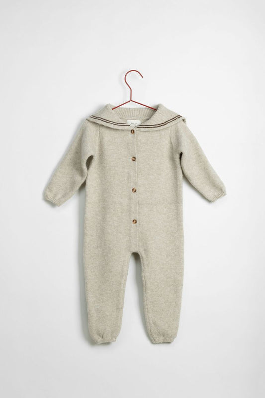 Wheat Sailor Romper