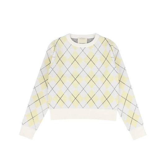Argyle Yellow sweater