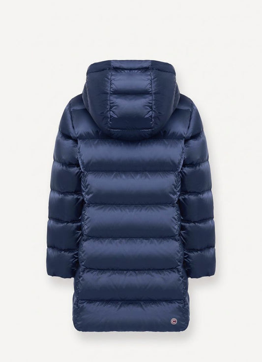 Boys Down Navy-Brick Coat