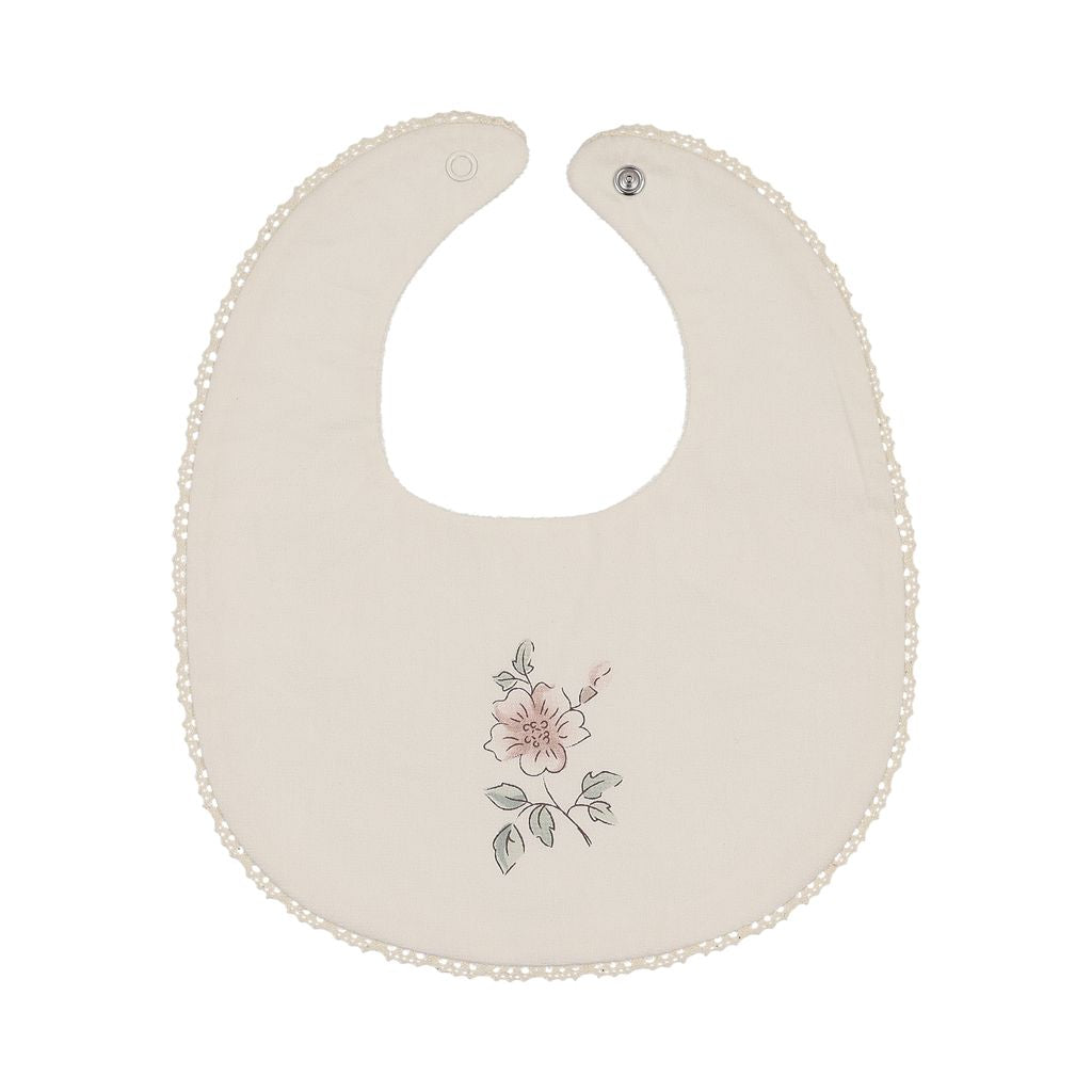 Blossom Round Rose Bib