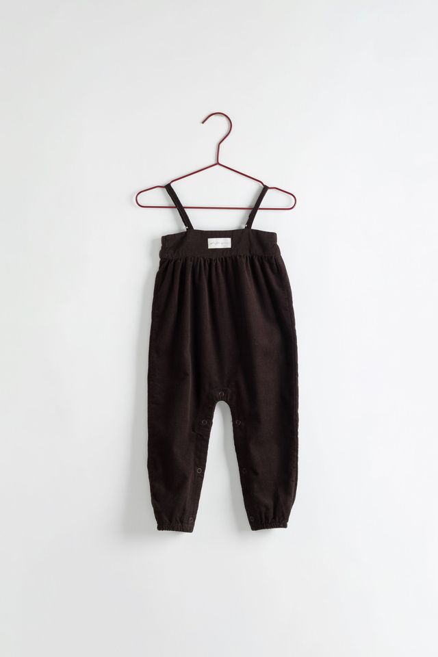 Cocoa Corduroy Brown Romper