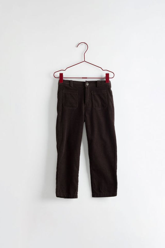 Cocoa Corduroy Straight Brown Pants