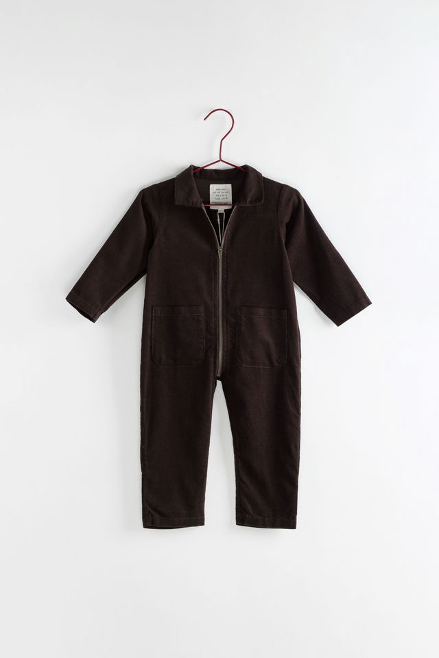 Cocoa Corduroy Brown Playsuit