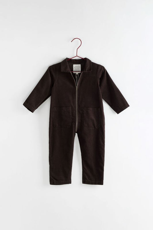 Cocoa Corduroy Brown Playsuit