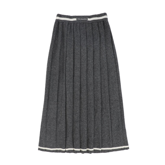 Grey Knit Skirt