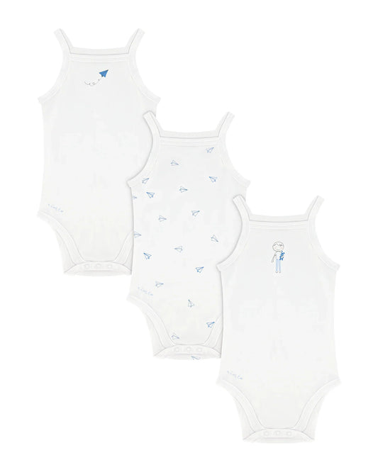 Boys Original Sleeveless Undershirts 3 Pack