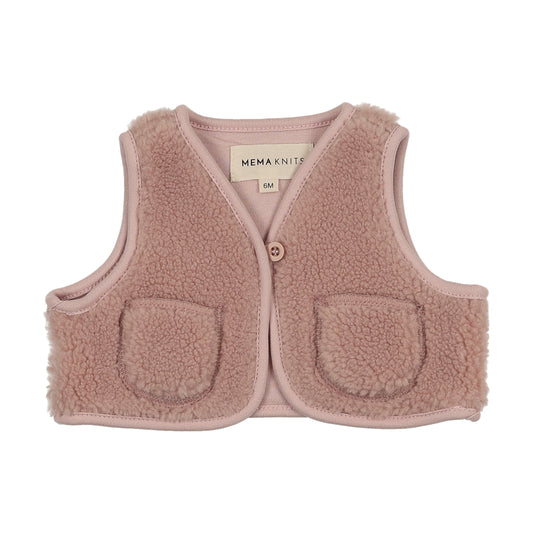 Sherpa Rose Vest