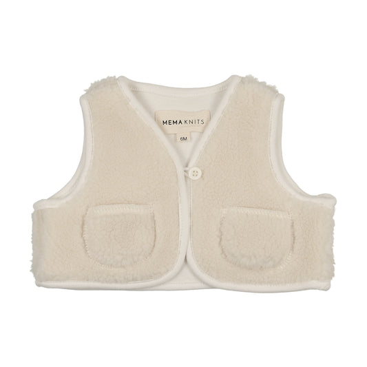 Sherpa Ivory Vest